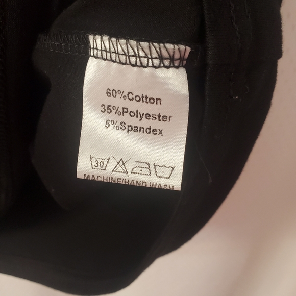 Unbranded Woman's NWOT 80'S Theme Tshirt Black with Colorful Monogram XL. - Picture 5 of 7